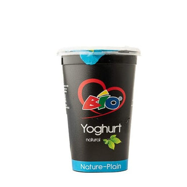 Bio Yoghurt natural at zucchini